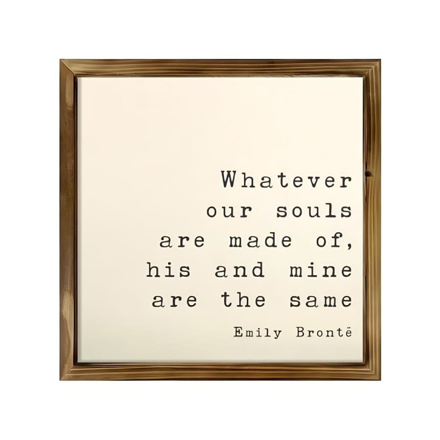 TEMU 2d Flat, 1pc Wood Frame Sign Love Quote Wall Art Paintings Ideal Gift For Living Room Bedroom Wall Decor Room Decoration Ready To X 8 Inches