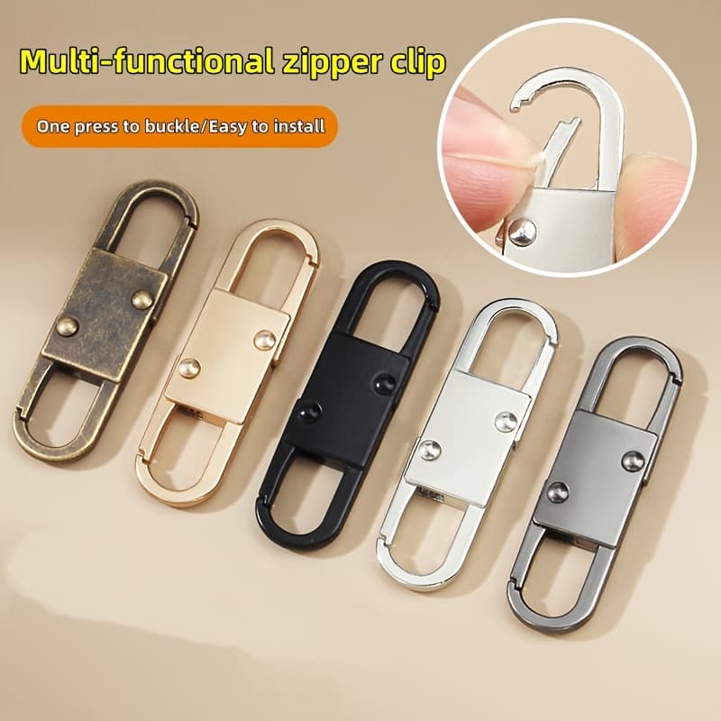 TEMU 4/ Zipper Pull Anti-theft Device - Zipper Closed - Zipper Pull Replacement