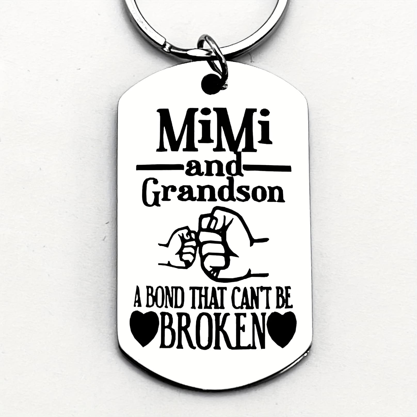 TEMU A Stainless Steel Keychain Symbolizing Mimi's Unbreakable Family, A Party Gift, Perfect For Mimi's Birthday Or New Year