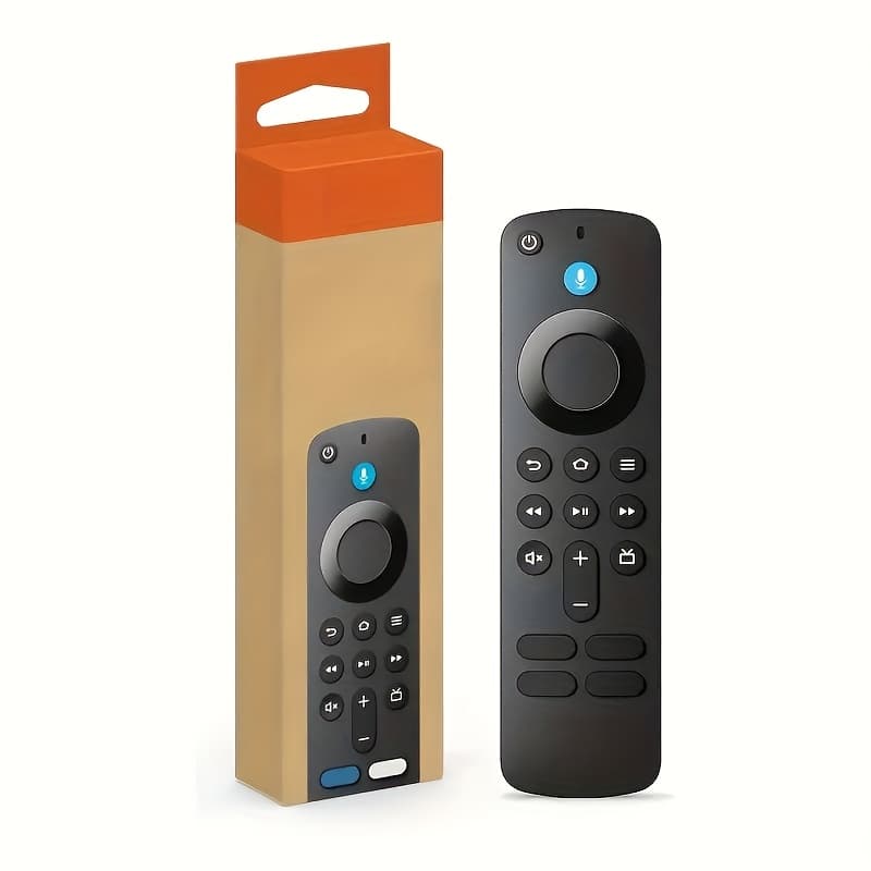 TEMU [alexa Voice Remote 6.0] 4k Hd Portable Remote Control, Compatible With Fire Tv, Universal For Smart Home, Small And , Backlit Buttons, , Suitable For Home, Outdoor And Office Use.