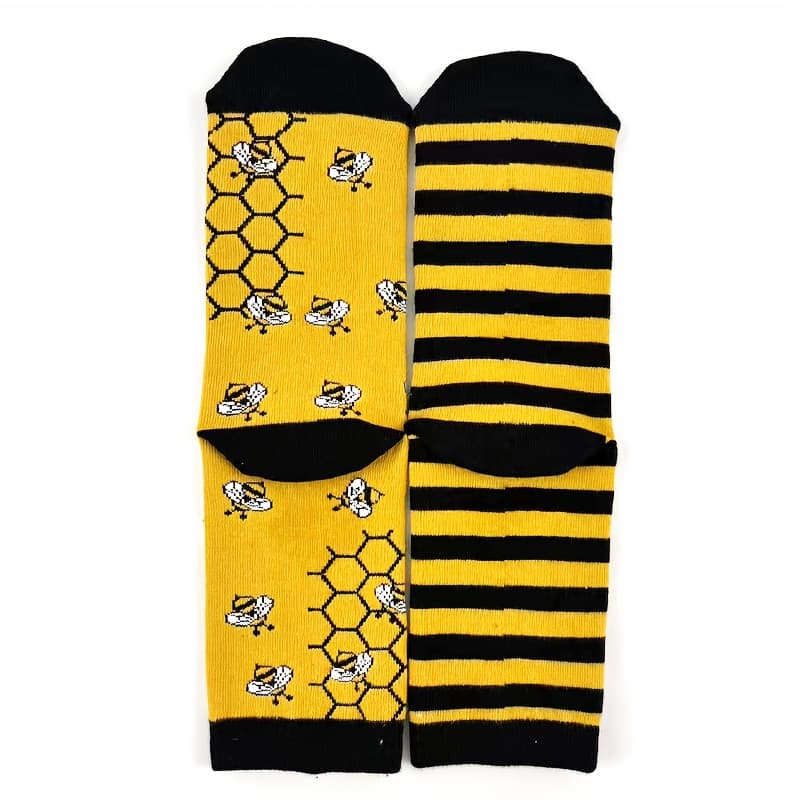 TEMU 1 Pair Men's Mid-calf Fun Cute Comfortable Breathable Elastic Ab Socks, For Gifting, Parties, And Daily Wear Jacquard Pattern Socks Best Gift For Family