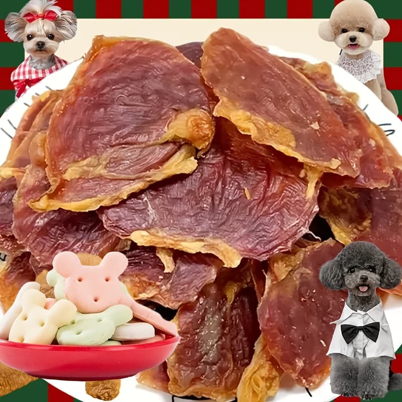 TEMU High Protein Grain-free Chicken Gizzard Jerky For Dogs - Chicken Gizzard, No Artificial Flavors, Perfect Positive-reward Training Treats