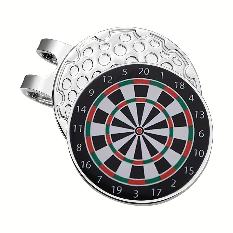 TEMU Golf Magnetic Clip Cartoon Golf Ball Marker Metal Badges Baseball Hat Clip Accessories