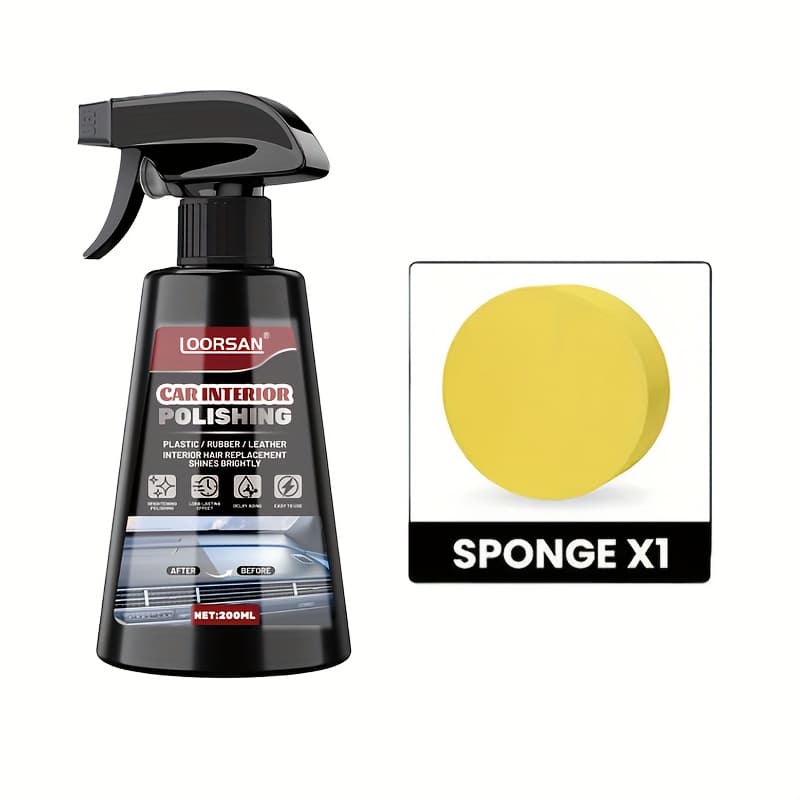 TEMU Kit - Plastic Renewal, Interior Shine, Tire Protection & Yellowing Repair, Anti-aging Fade, Suitable For Dashboard & Seats, Car | Detailing | Anti Fade Material, Without Battery
