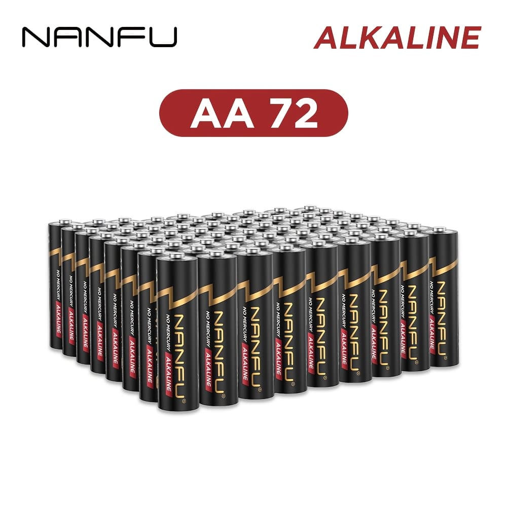 TEMU Nanfu Aa 72 Batteries 1.5v For Use, Not Rechargeable (halloween And )