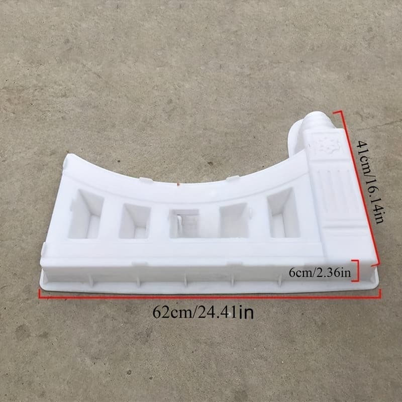 TEMU Durable Plastic Molds For Fences – Easy To Remove, Perfect For Stepping Stones, Flower Beds, And Outdoor Decorations