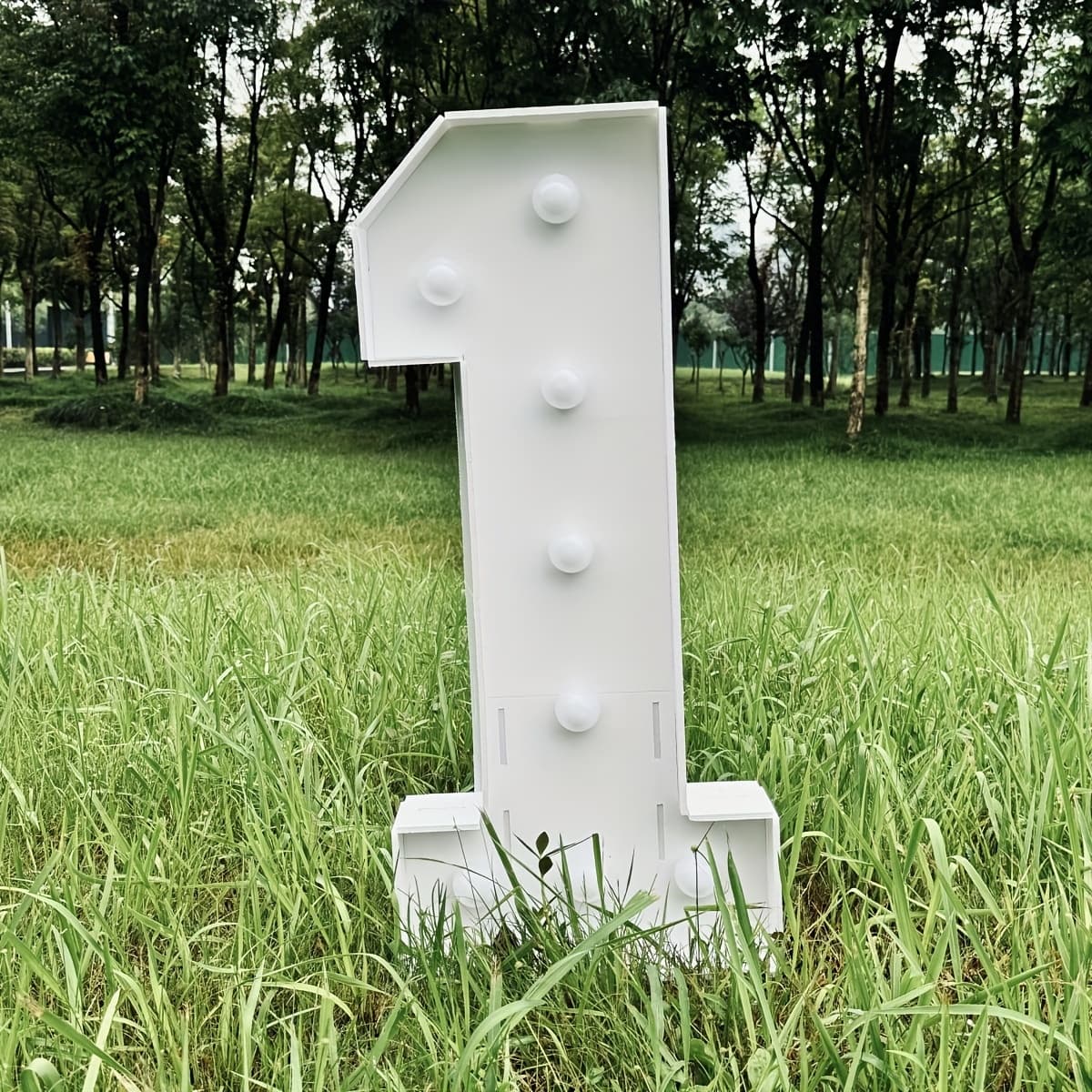 TEMU Warm White 3ft/91.5cm/36inch - Birthday, Anniversary, Wedding Decorations, 3d Kt Board 3ft Tall Glowing Sign With Assembly (battery Not Included)