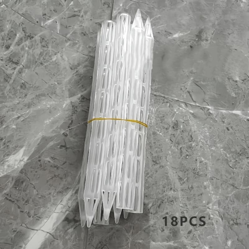 TEMU 18 Transparent Plant - Root Ventilation And Drainage Pipes, Prevent , Lightweight And Durable Ground Pipes, Suitable For Indoor And Outdoor Potted Plants, Lawns, And Seedlings,