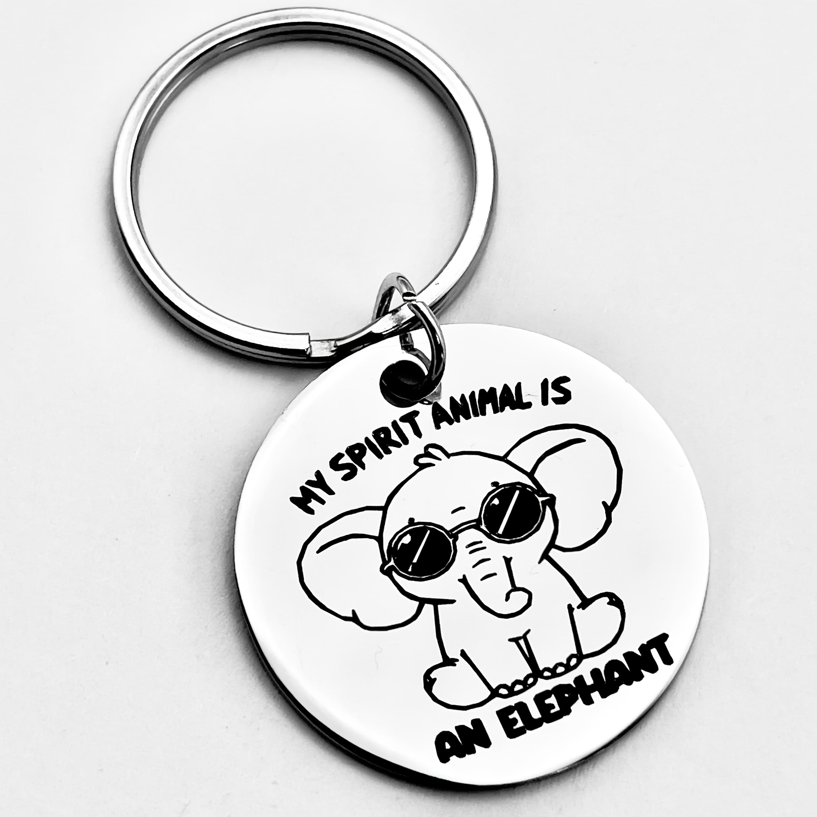 TEMU A Fun Elephant Keychain, My Is , A Cool And Creative Keyring, Perfect For Party Favors And Birthday Or Holiday Gifts