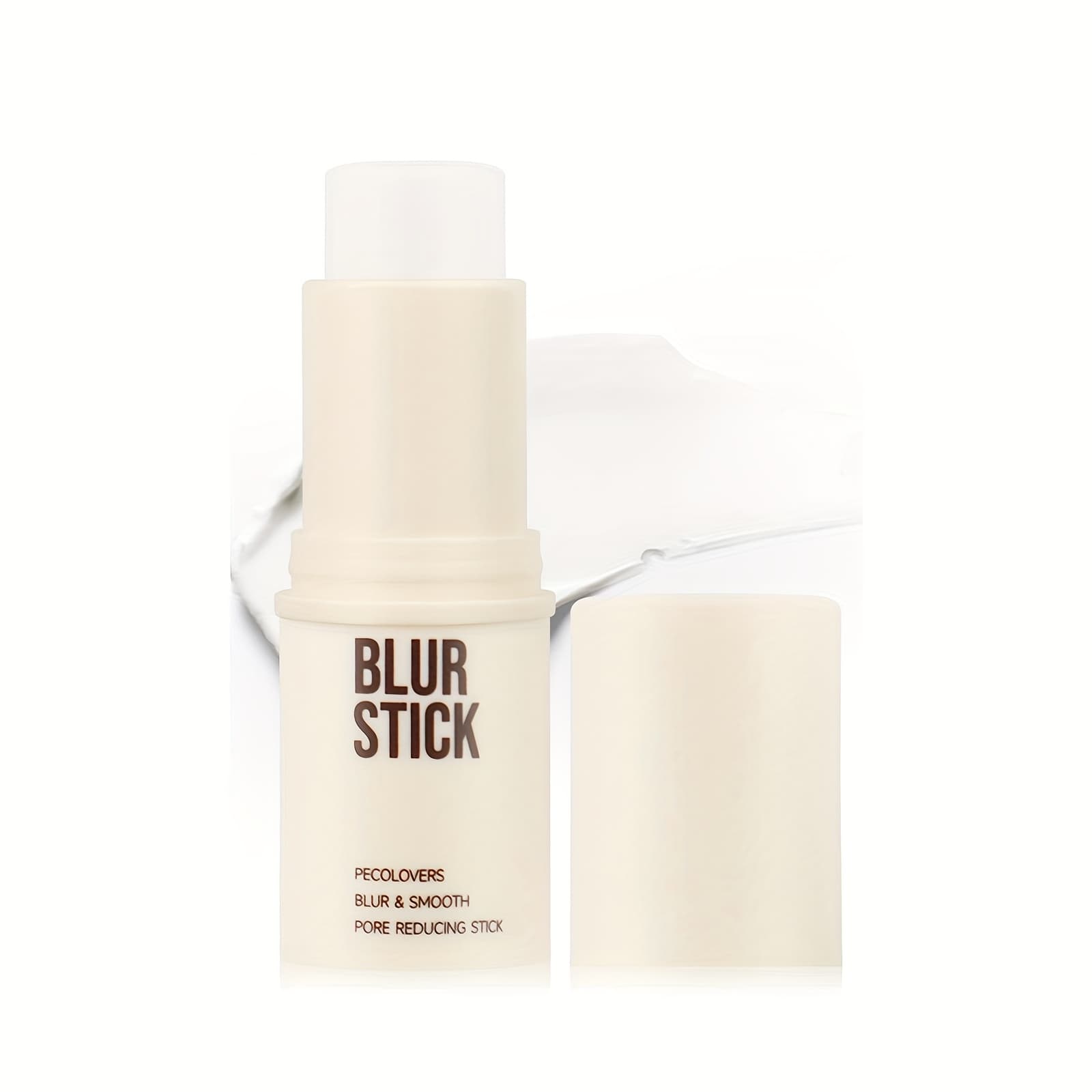 TEMU 1pc Face Invisible Pore Primer Stick Pore Eraser Waterproof Face Primer Makeup Base Oil-control Lines Isolation Makeup Primer