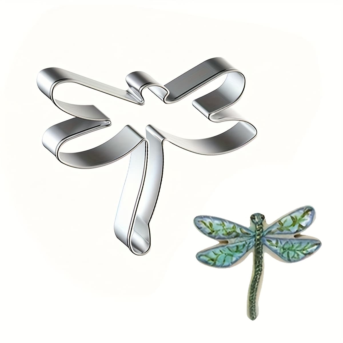 TEMU Insect Animal -star Ladybug Grasshopper Snail Stainless Steel Cookie Mold Diy Cake Mold 1pc