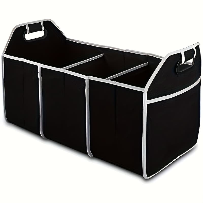 TEMU Automobile Organizer, Non-woven Fabric Storage Container For Cars, Spacious Collapsible Vehicle Storage Bag, Easy To Transport And Compact, Perfect For Holiday Gifting