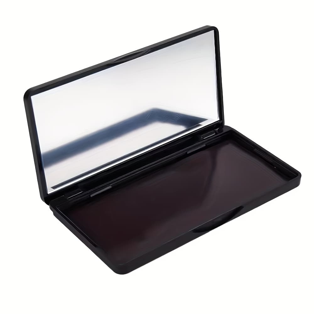 TEMU Professional Empty Magnetic Palette Holder Box With Mirror For Eyeshadow Powder Blush Makeup Case