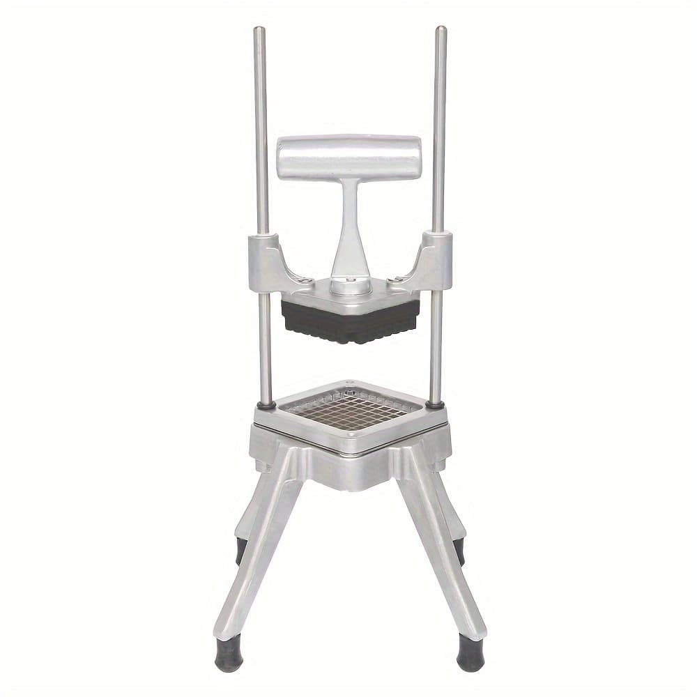 TEMU Vertical Potato Slicer With 4 (3/8, 1/4, 1/2, Wavy Blade),, Silvery, Jg-14