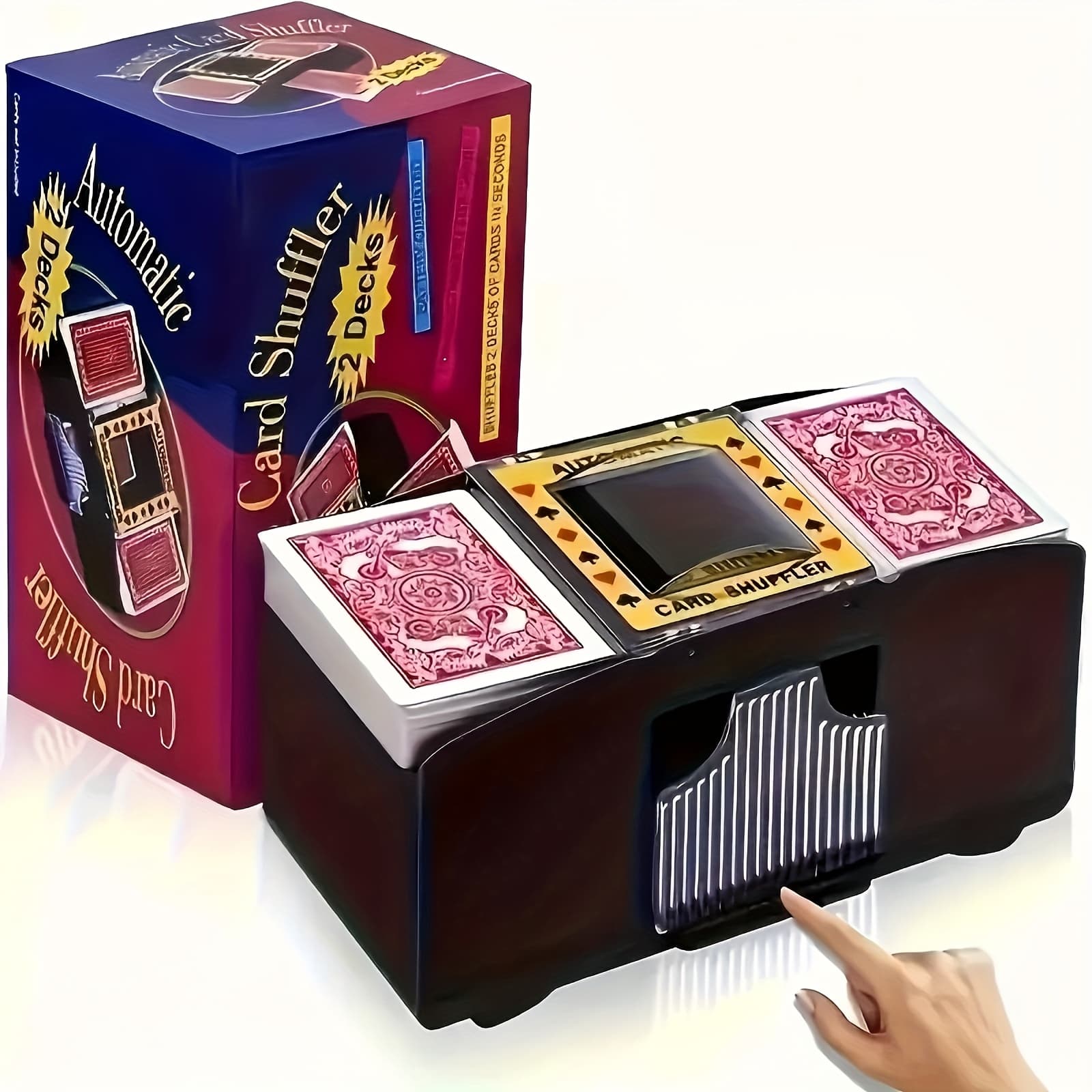TEMU Durable Plastic Poker - Perfect For Family , Parties, An Easy-to-use , Without Battery
