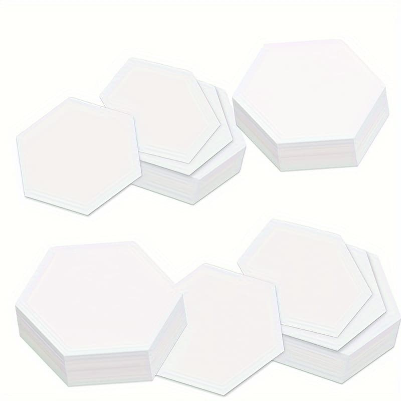 TEMU 300pcs , Hexagonal Template, 1in Piecing Template, Quilting Template For Quilting, Sewing Crafts Or Diy Craft Projects