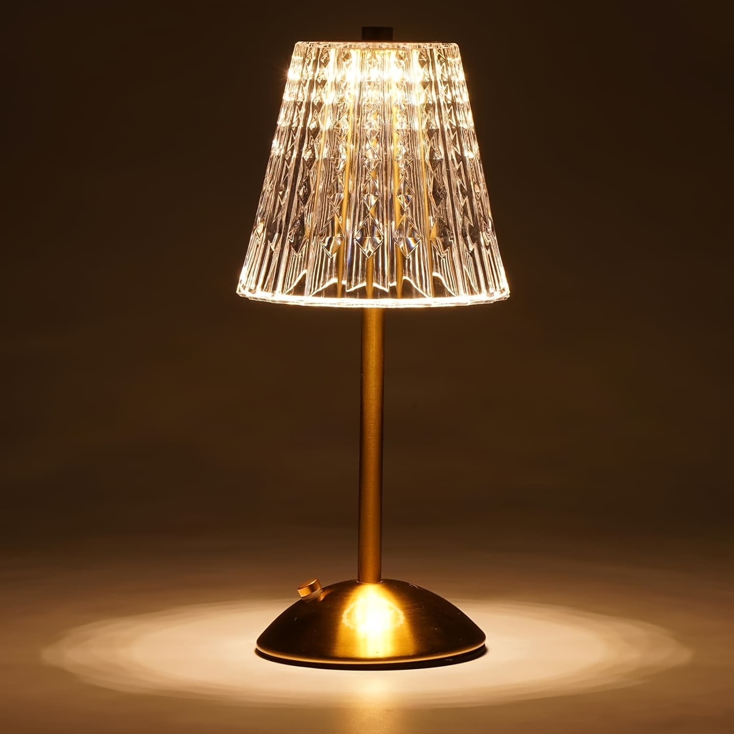 TEMU Rechargeable Small Light Battery Powered Lamp Retro Lamp Suitable For Bedroom Living Room Dining Room Outdoor Indoor Touch Dimmable 3 Colors Portable Led