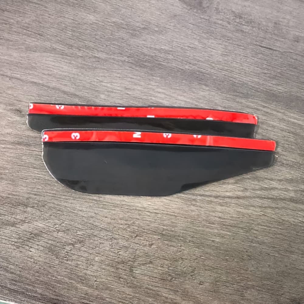 TEMU 2pcs Universal Flexible Car Back Rearview Mirror Rain Shade Car Back Mirror Eyebrow Rain Cover Rainproof Car Additions