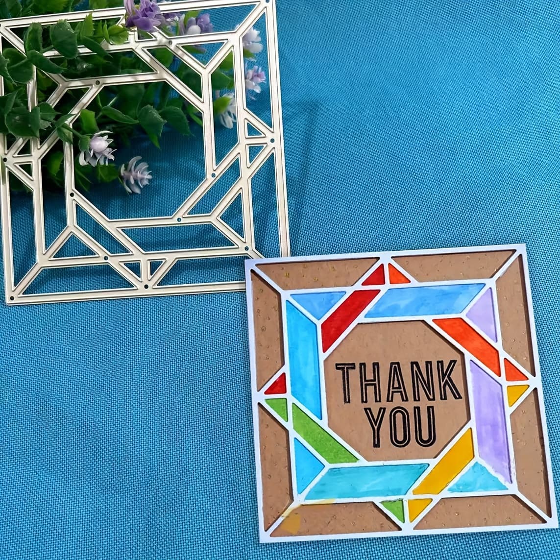 TEMU 1pc Creative Photo Album Puzzle Metal Cutting Dies, Diy Scrapbooking Decoration Embossing Die Cuts, Greeting Card Making Stencil, Suitable For Album Card Making, Handmade Card Tools