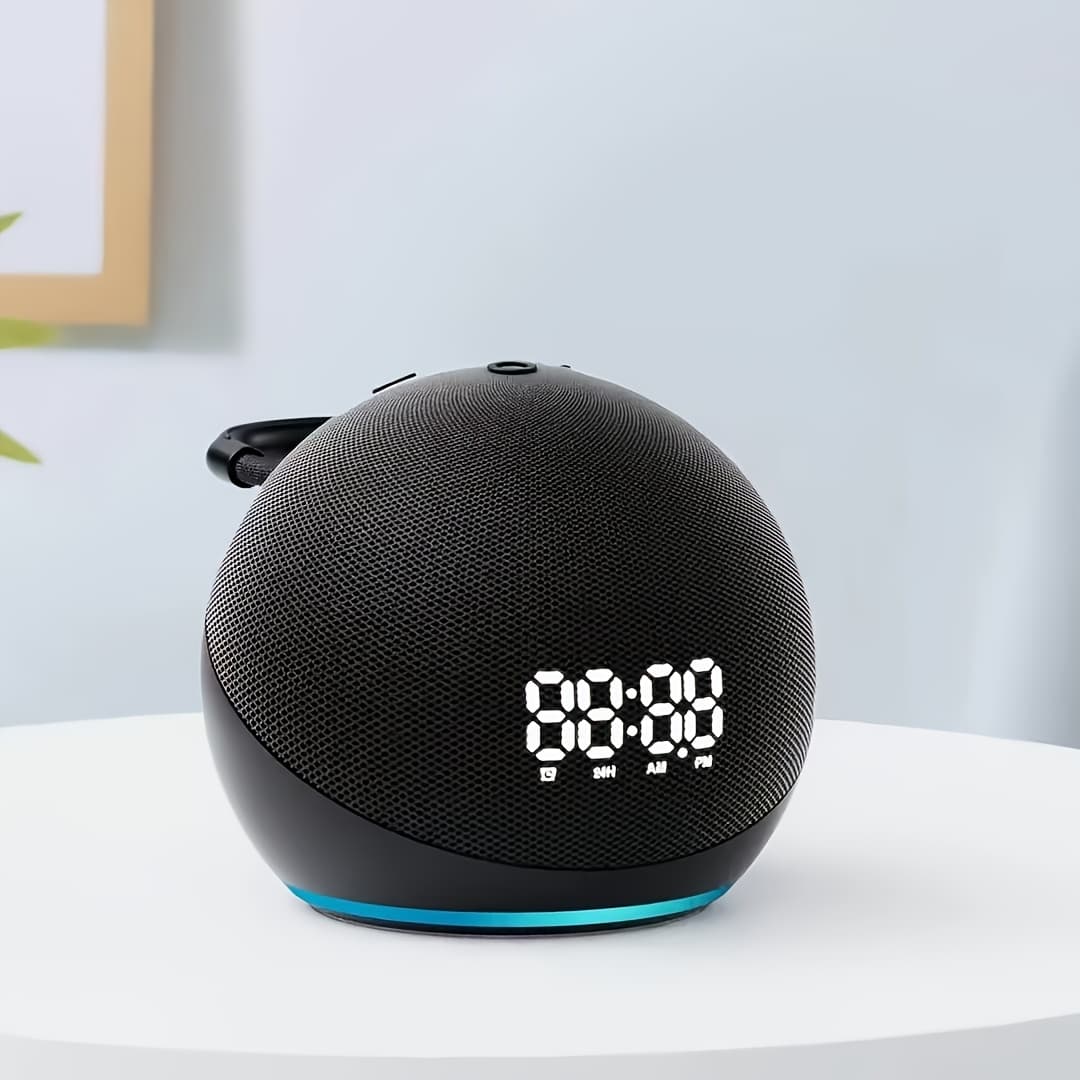 TEMU Spherical 5th Gen Speaker With Rgb Led Light, , Tws Connection And Portable Base. thumbnail 2