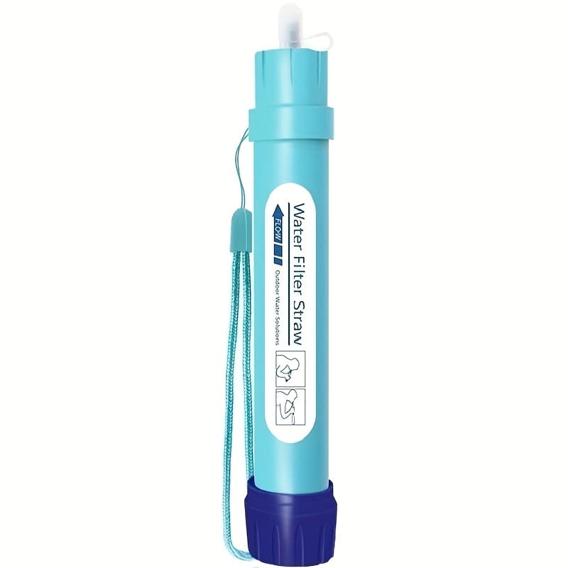 TEMU 1pc/2pcs,personal Water Filter Straw Mini Water Purifier Survival Gear For Hiking, Camping, Travel And Emergency Preparedness