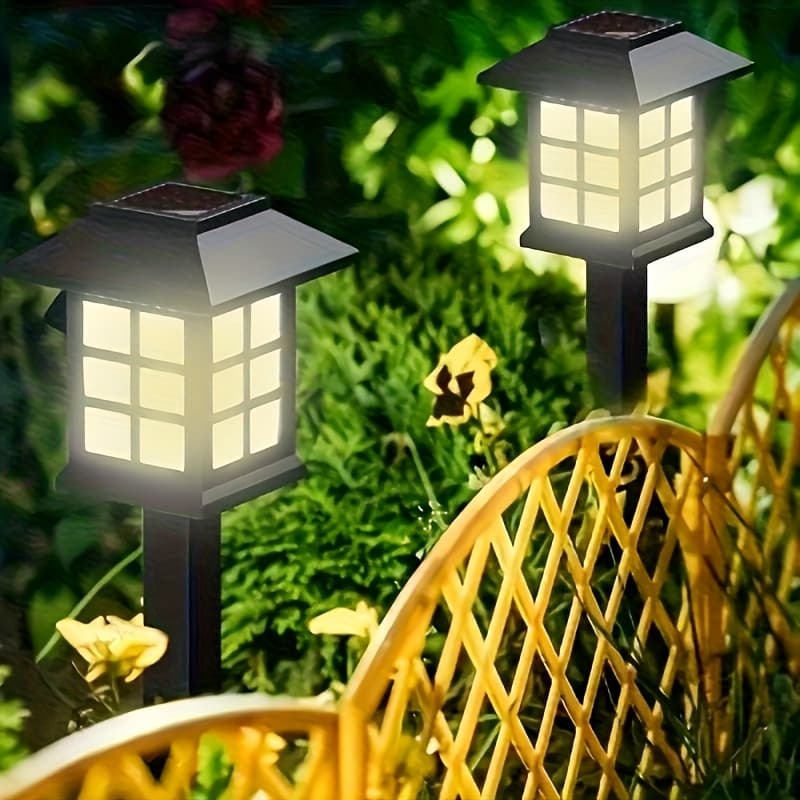 TEMU 24/12/6/2-pack Solar Powered Lights - Lights For Landscape, Patio, Solar Lights For . Led Solar Outdoor Lights, Auto , Sturdy, Warm Light, Thanksgiving, Christmas, And New Year Decoration