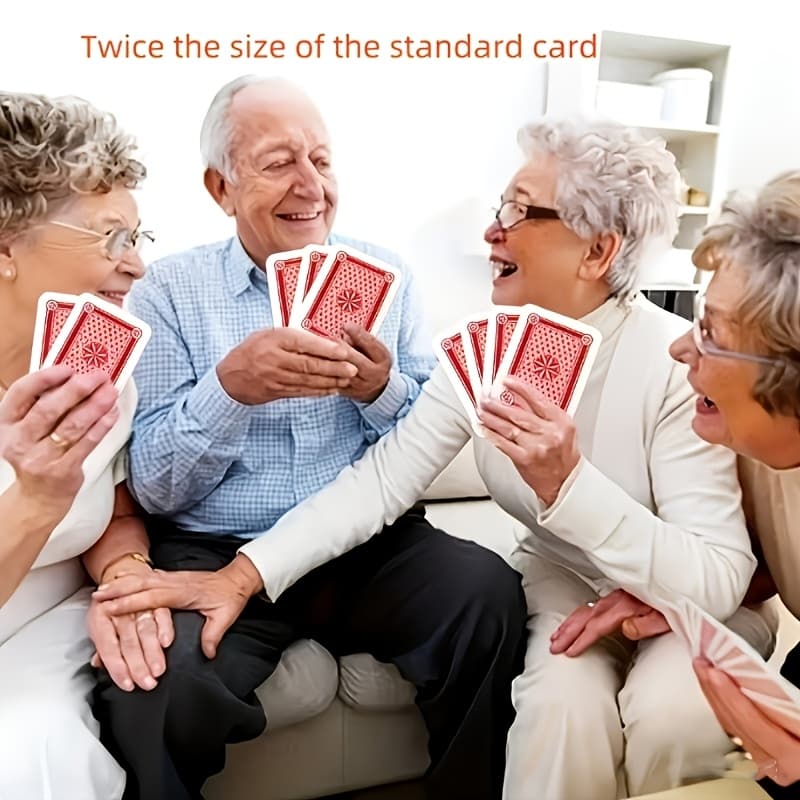 TEMU 1 Giant Playing Card, The Size Of Standard Playing Cards, A Practical Item For And Outdoor Entertainment, Used For Table And , Enhancing The Gaming Atmosphere