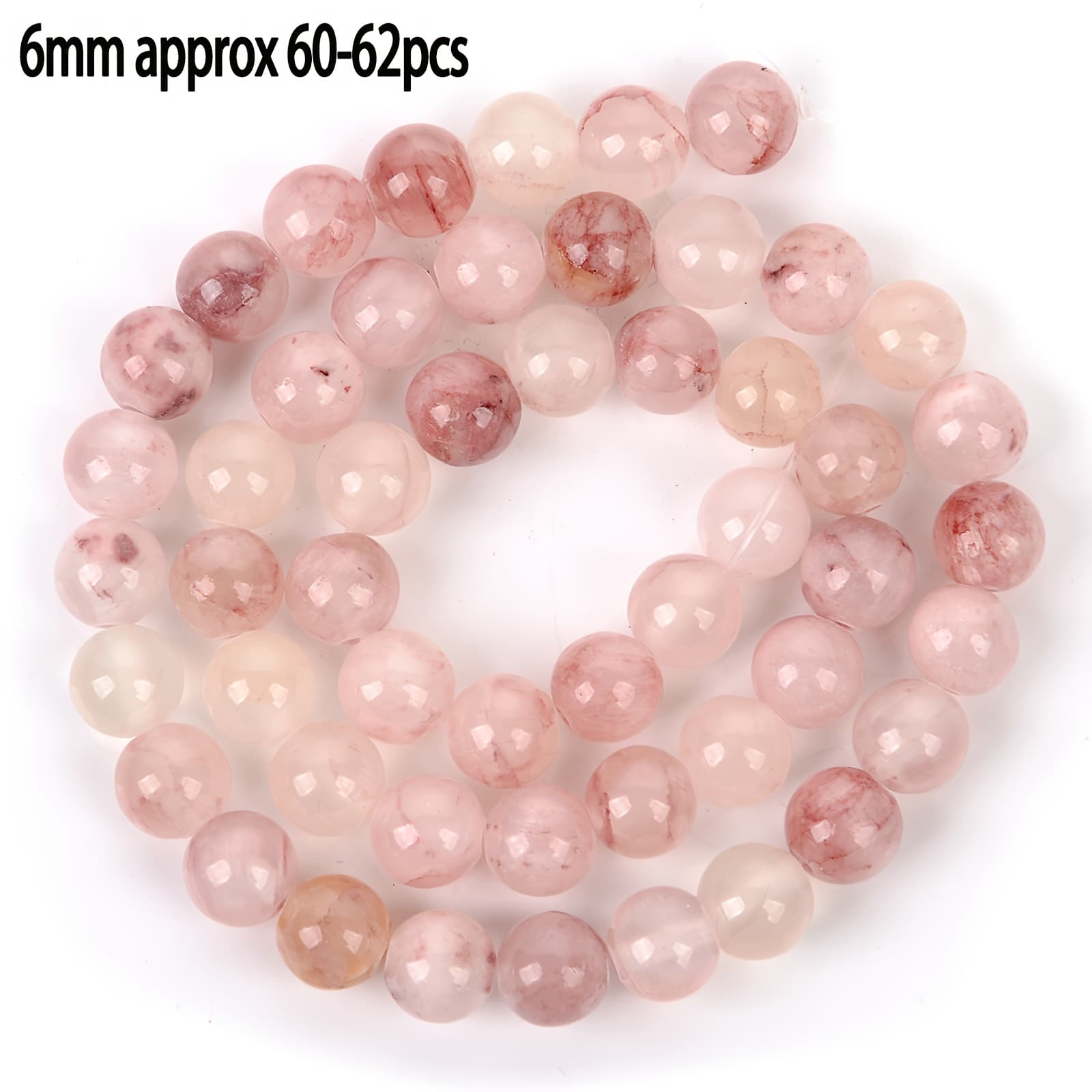 TEMU 5a Persian Stone Is Used For Jewelry Making Bracelets Necklaces Earrings Valentine's Day Gifts Holiday Gifts 6/ 8/ 10mm