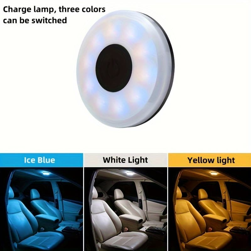 TEMU Car Interior Lights, Cargo Environment Lights, Front And Rear Roof Lights, Luggage Compartment Lights