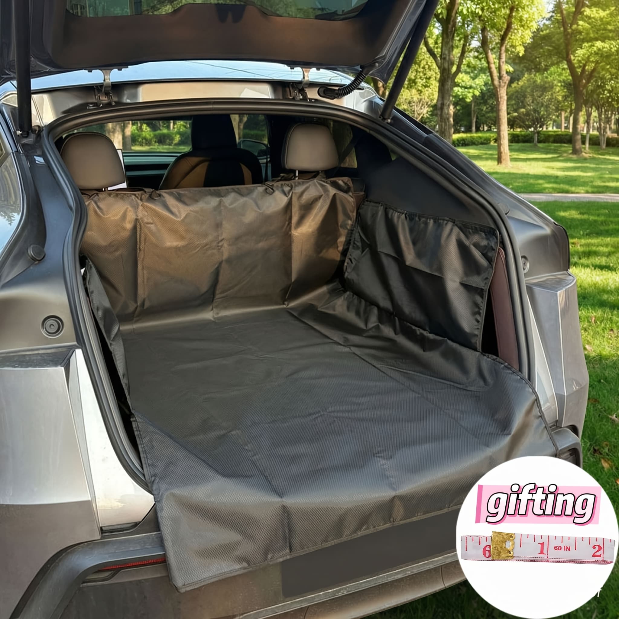 TEMU Car Trunk Mat, Pet Pad Dog Pad, Increased Thickening Waterproof, Suitable For Suv, Truck Compartment, Dirt-resistant, Repeated Use.