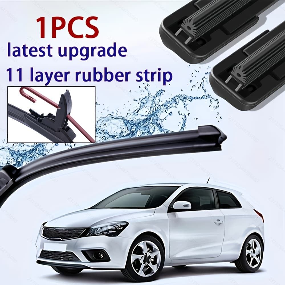 TEMU Newly Upgraded 11-layer Rubber Wiper Blade / High / Fits 99% Car Models With U/ Adapters / 14-26 Inch Optional Sizes / Essential Car Accessory