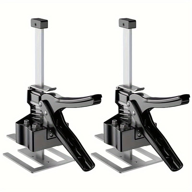 TEMU 12 Inch Labor-saving Handle 2pcs, 4pcs Wall Tile Locator, Height Adjustment Lifting Device, Door Panel Lifting Cabinet Jack Board Lifter