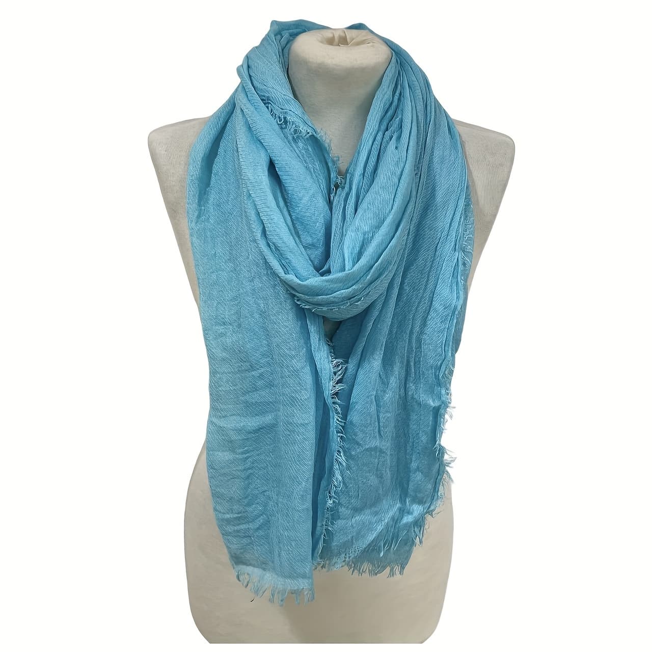 TEMU Plain Rectangular Scarf, Stylish Scarf