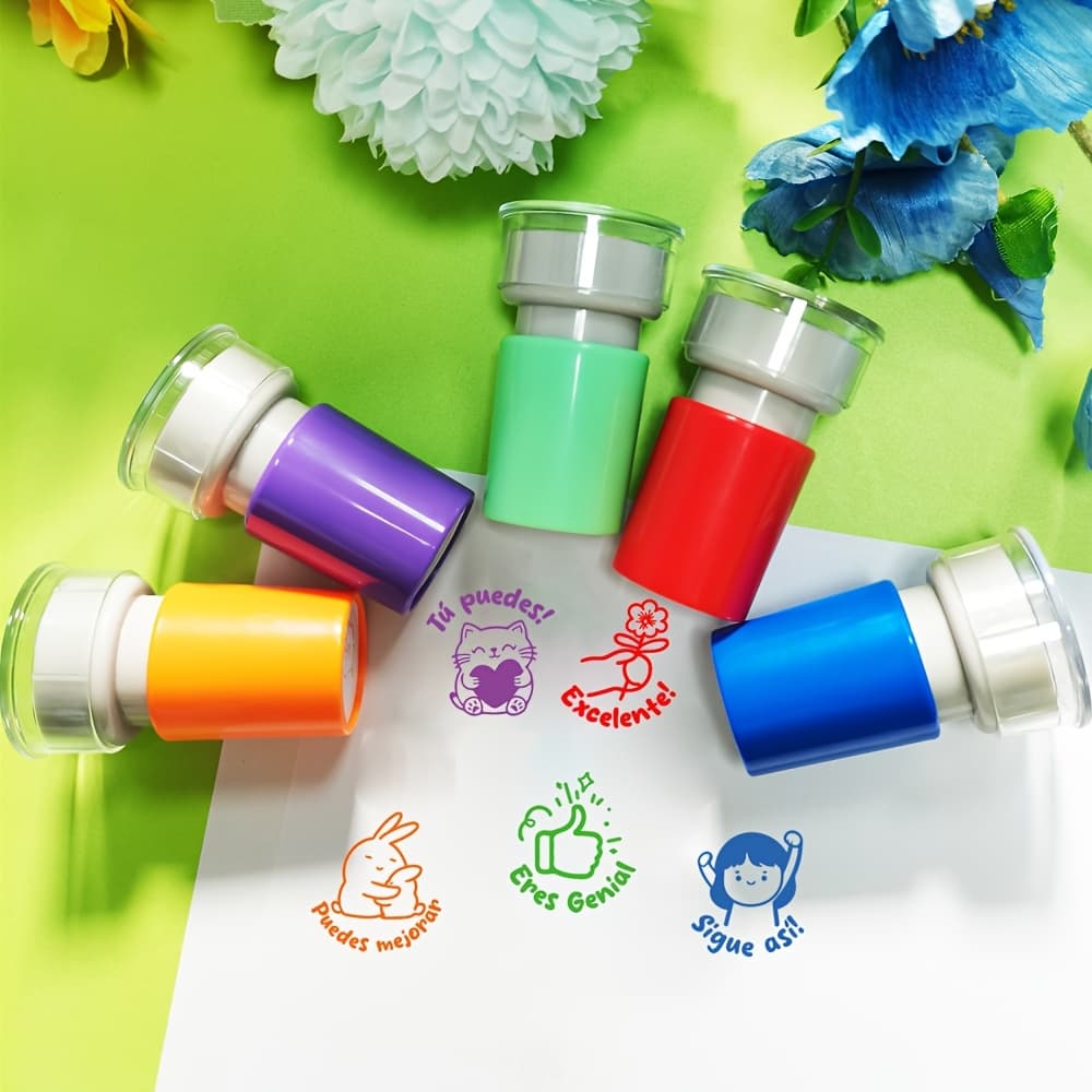 TEMU 5 Commented On The Class And Students With Self-inking Rubber Seals, An Interesting Educational Design. . Up