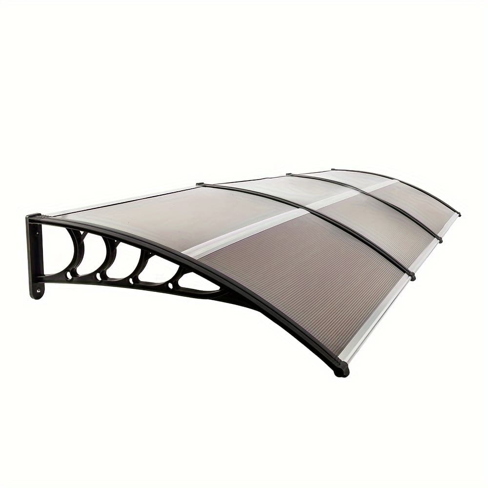 TEMU Ht-300 X 100 Household Application Door & Window Rain Cover Brown Board & Black Holder