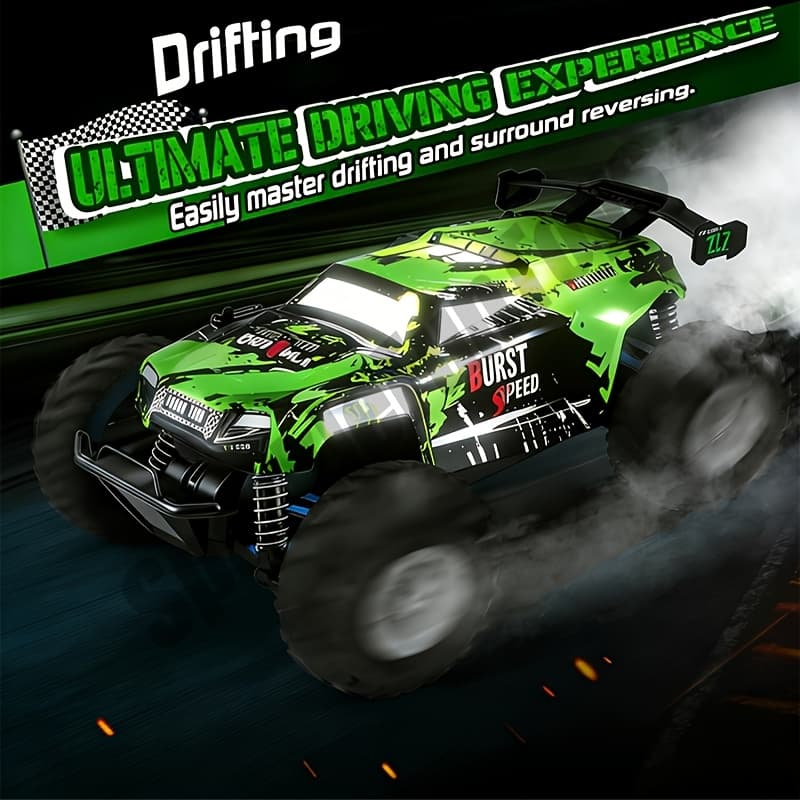 TEMU Drive Off-road Remote-controlled Vehicle, A Racing-class Truck With Of Over 40 Kilometers Per Hour, Suitable For All Terrains, 2.4ghz Remote Control, Perfect As A Gift.