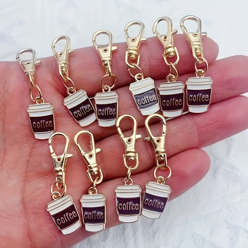 TEMU 10 Cup Keychains, Small Key Additions, Bag Charms, Perfect For Back-to-school Gifts, Summer Presents, Or Birthday Surprises