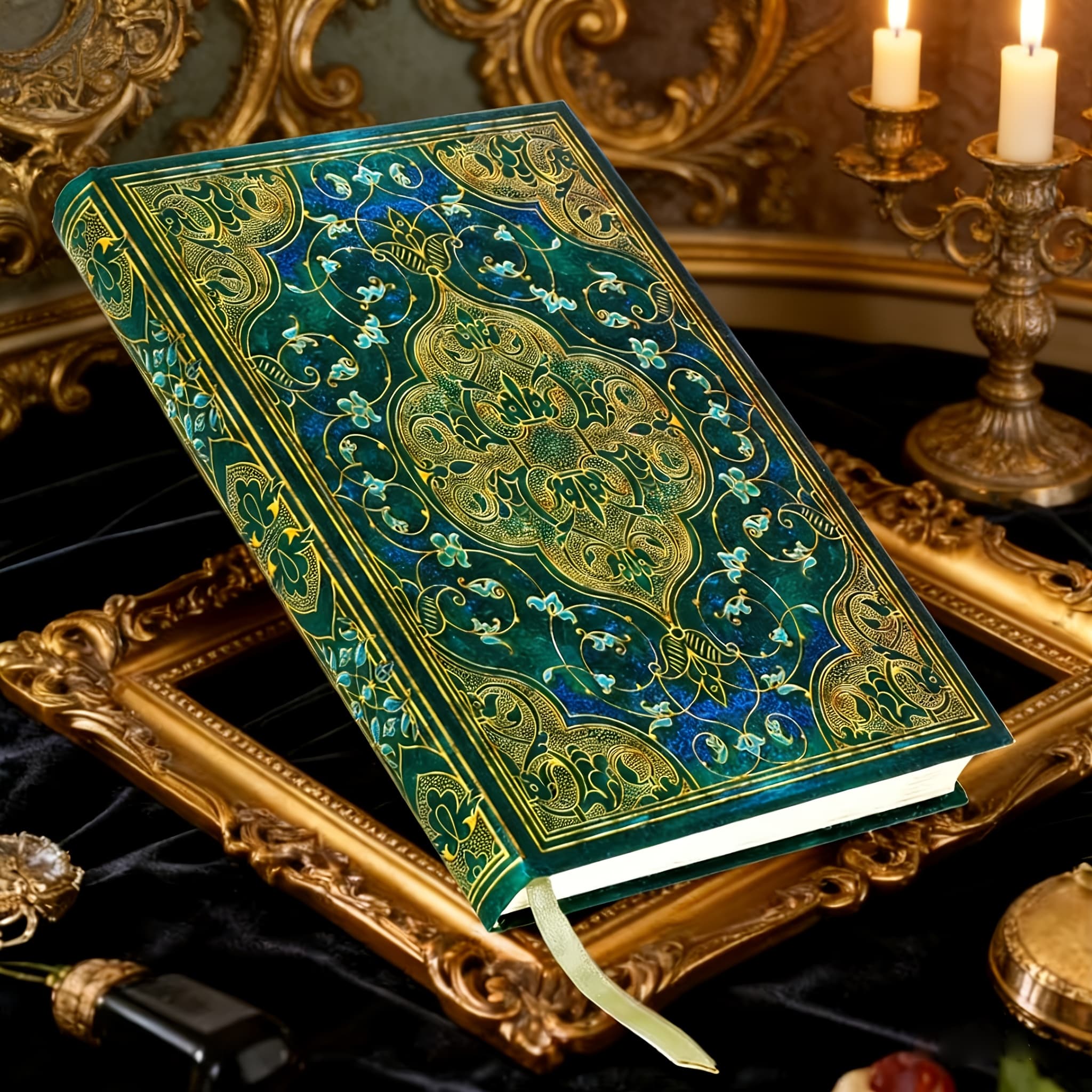 TEMU 256-page Vintage-style Notebook, Blank Inner Pages For Diaries And Journals, Portable Travel Journal, Suitable For School, Office, And As A Gift - A For Holiday Gifts.