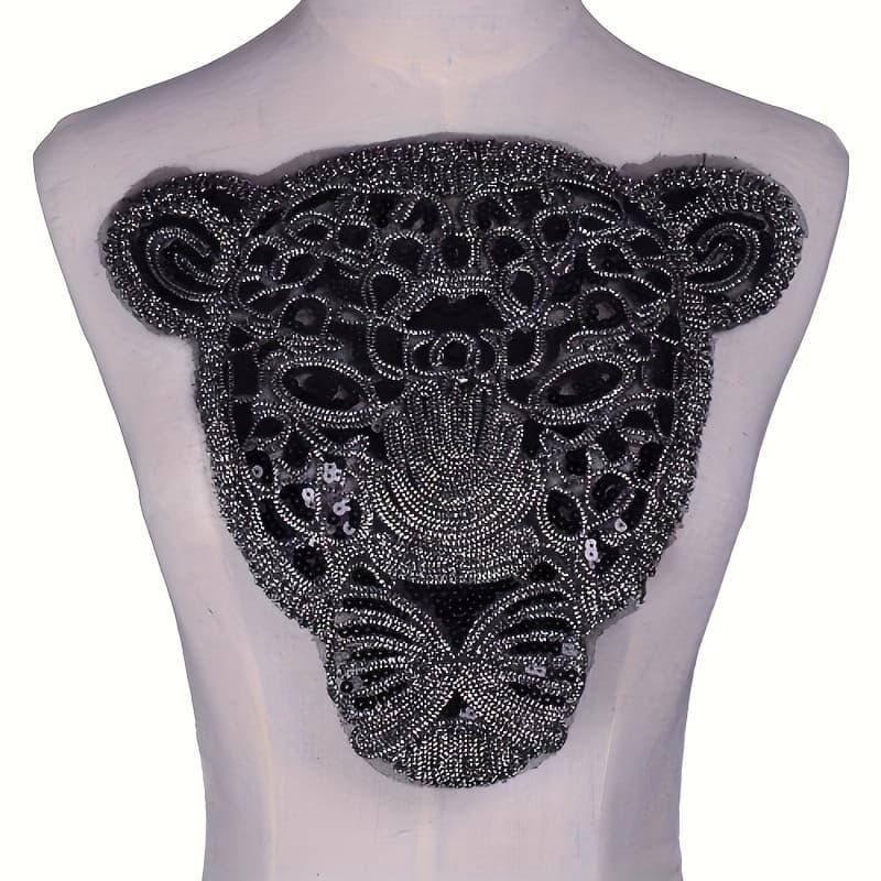 TEMU 1pc Head Embroidered Patch, Jacket Clothing Decoration