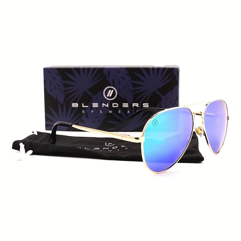 TEMU Blenders Luxury Brand Fashionable Sunglasses, Metal Frame Polarized Lenses - Oval Lenses - Lightweight, Stylish And Durable Sunglasses, Women's Sunglasses, Men's Sunglasses 3026 With Box