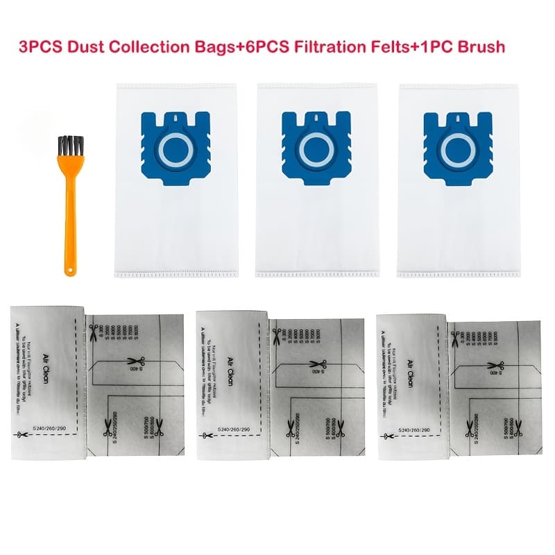 TEMU Purification Dust Bag: Suitable For Miele Gn Vacuum Cleaner Bag, Replace Miele , C2, C3, S400i-s456i, S600-s658, -s858, -s2999, S5000-s5999, -s8999, S227, , S270, S280, , S2, S5, S8 Series