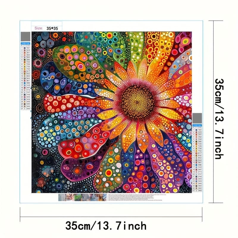 TEMU 1pc Adult Diamond Painting Kit | 5d Diamond Painting Set, Canvas, Ideal For Craft Enthusiasts And Home Decor, Perfect For Easter, Halloween, Ramadan Gifts