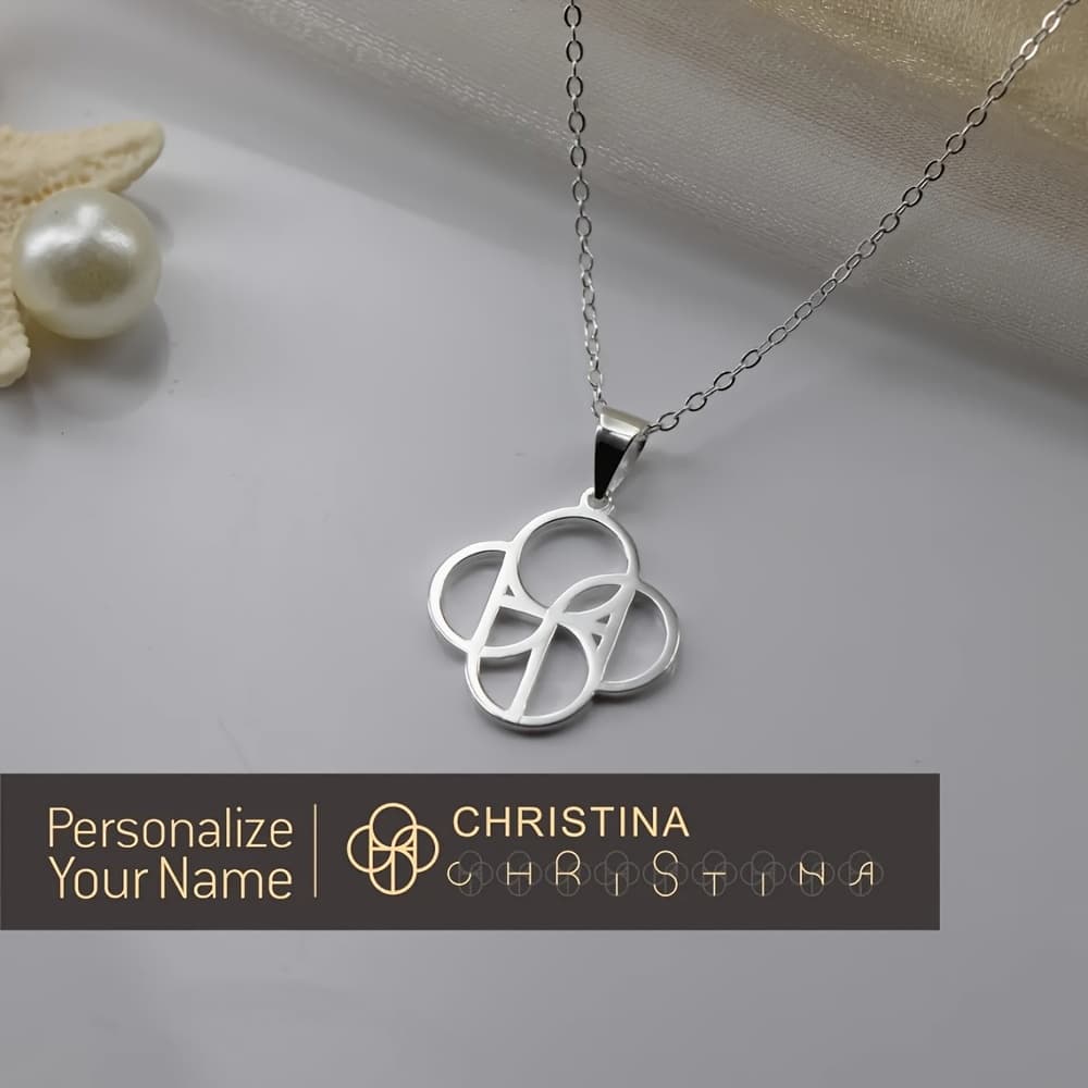 TEMU Custom Name Necklace Personalized Necklace 304 304 Stainless Steel Nameplate Sign Movable Pendant Necklace More Meaningful Name Necklace Gift For Her Gift Fashion Jewelry