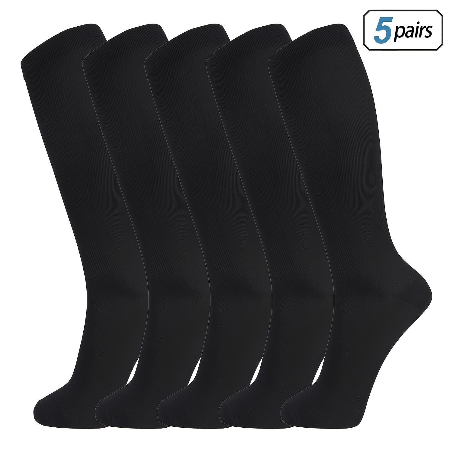 TEMU 5pairs Men' Color Breathable & Fitness Casual Socks Daily Workout