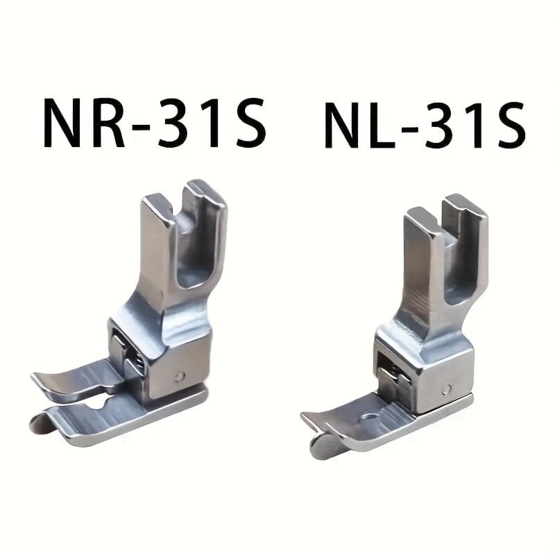 TEMU 2pcs Flat Car Deep Seam Presser Feet, Industrial Sewing Machine Presser Feet, For Sewing Collars And Waistbands, Sewing Machine Parts And Additions