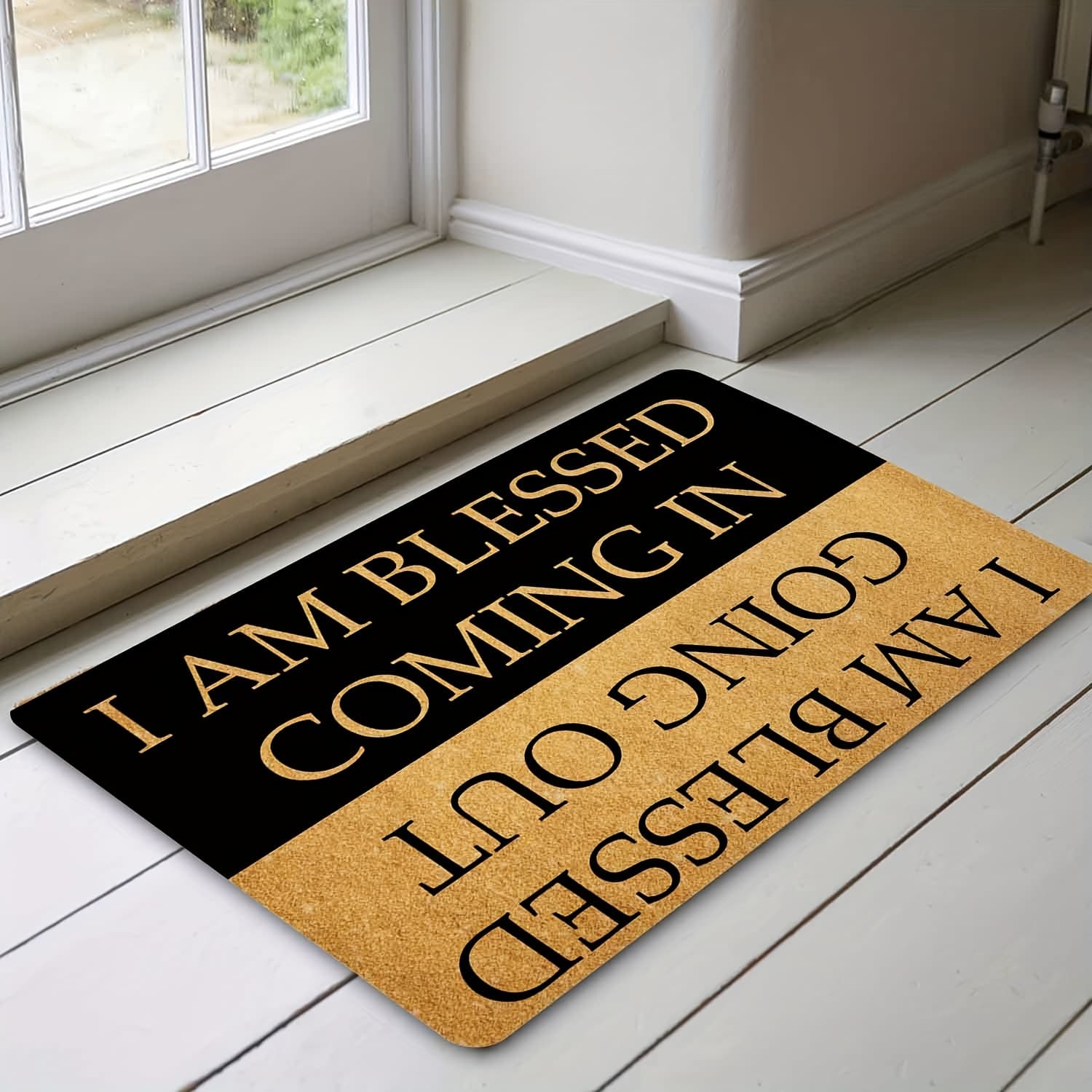 TEMU Welcome Doormat With Anti-slip Rubber Back (23.6 X 15.7 Inch) Prank Gift Home Decor Area Rugs For The Entrance Way Indoor Mats (i In And )
