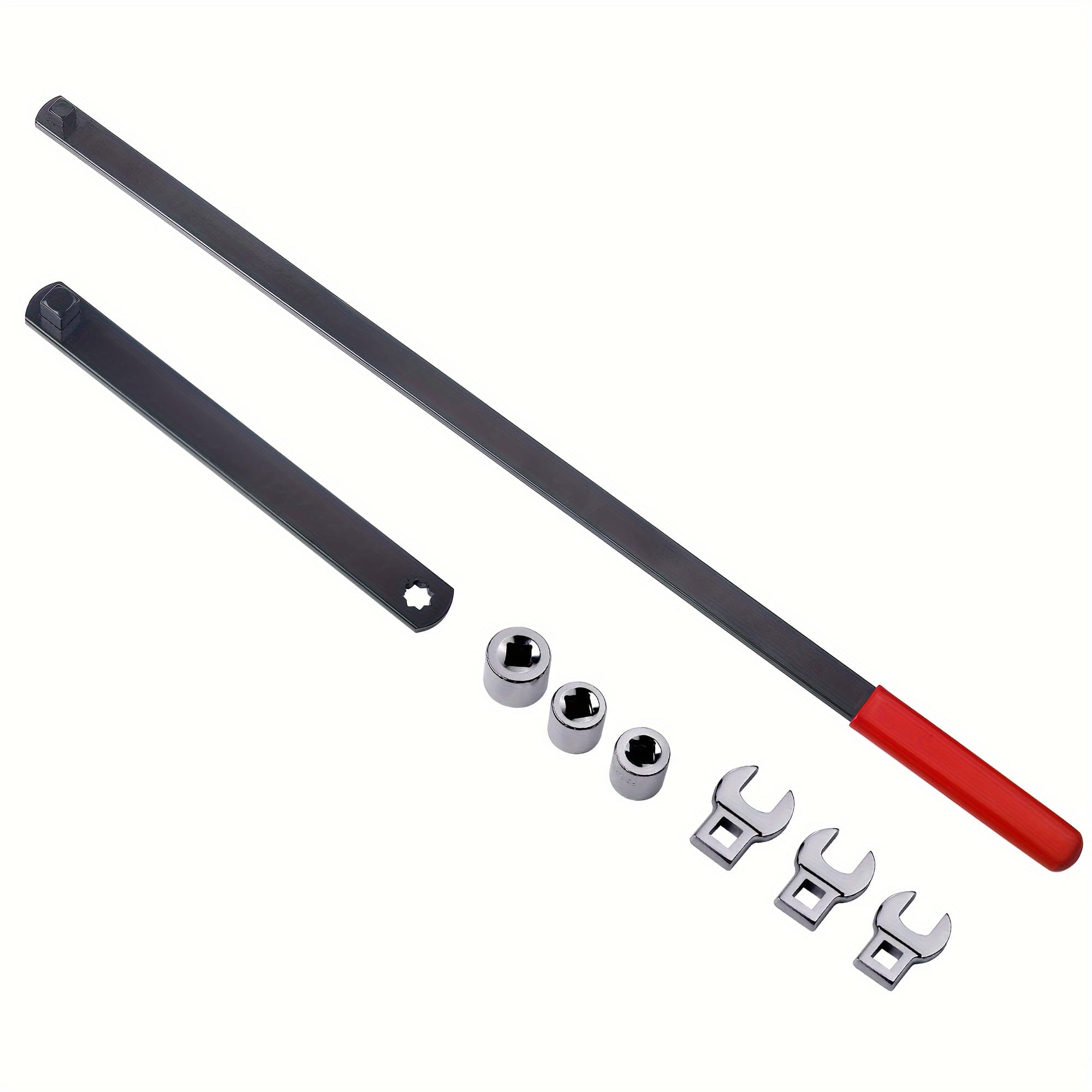 TEMU 8pcs Belt Wrench Set, Universal Belt Adjustment Tightening Wrench Tool Kit For Automotive Engine Repair