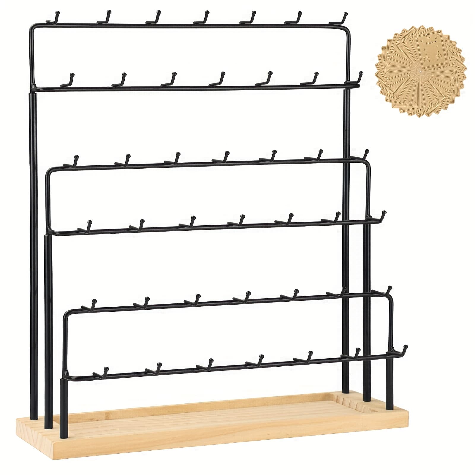 TEMU Vendor Jewelry Showcases, Earring Display Racks, Necklace Stands, Earring Cards For Bracelet Displays, And Jewelry Display For Vendors Display