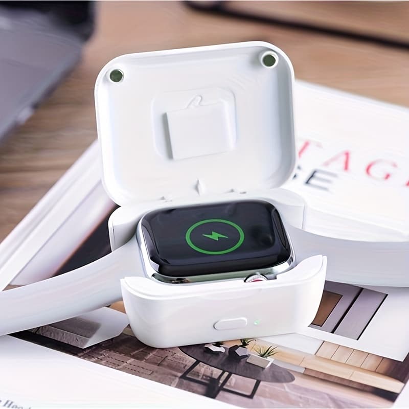 TEMU Portable Watch Charger Wireless Magnetic Power Box, Suitable For Iwatch /2/3/4/5/6/7/8, Fast Charging, Thanksgiving And Halloween Gift!