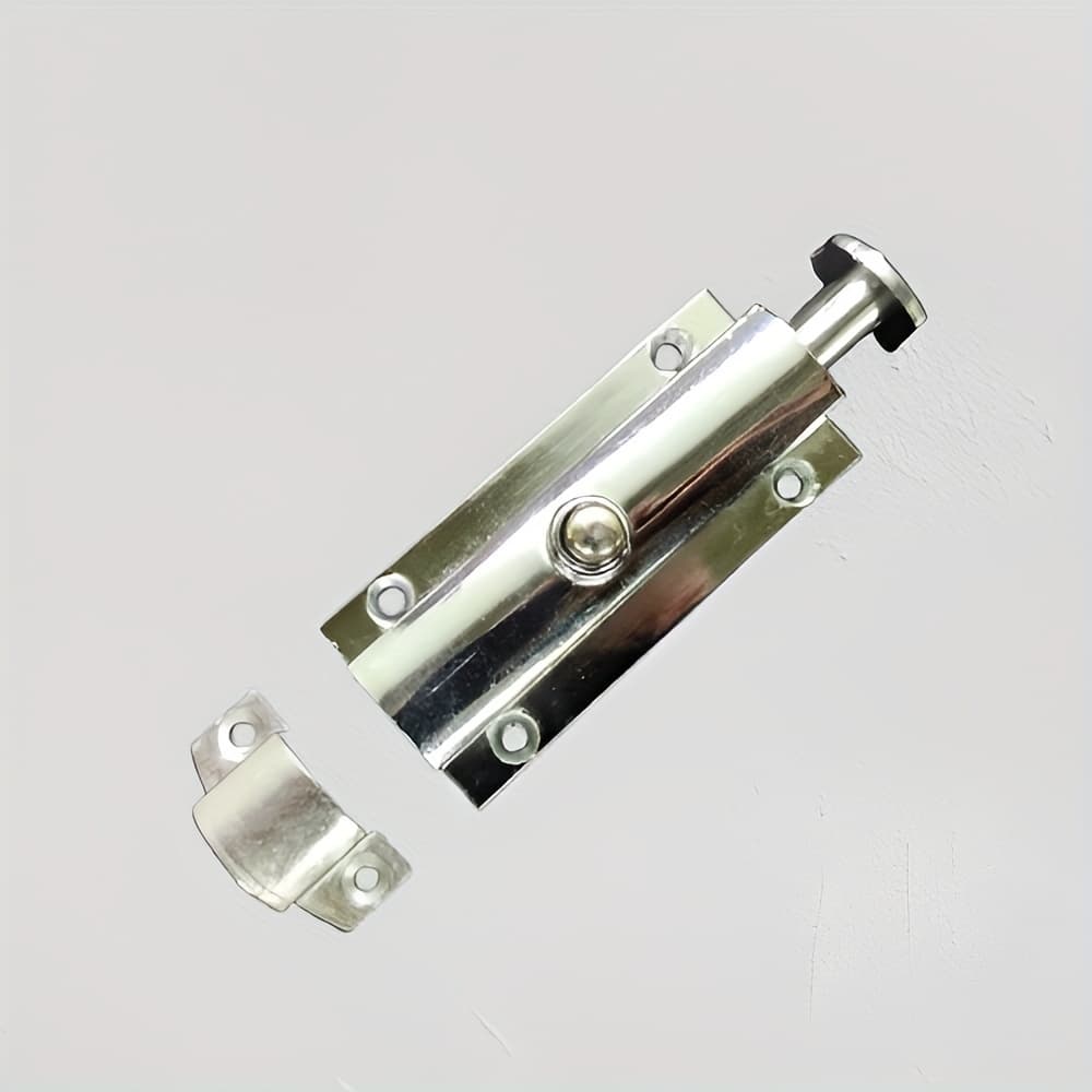 TEMU Ms406 Door And Window Button-type Automatic Spring Distribution Box Cabinet Door Made Of Alloy With A Latch